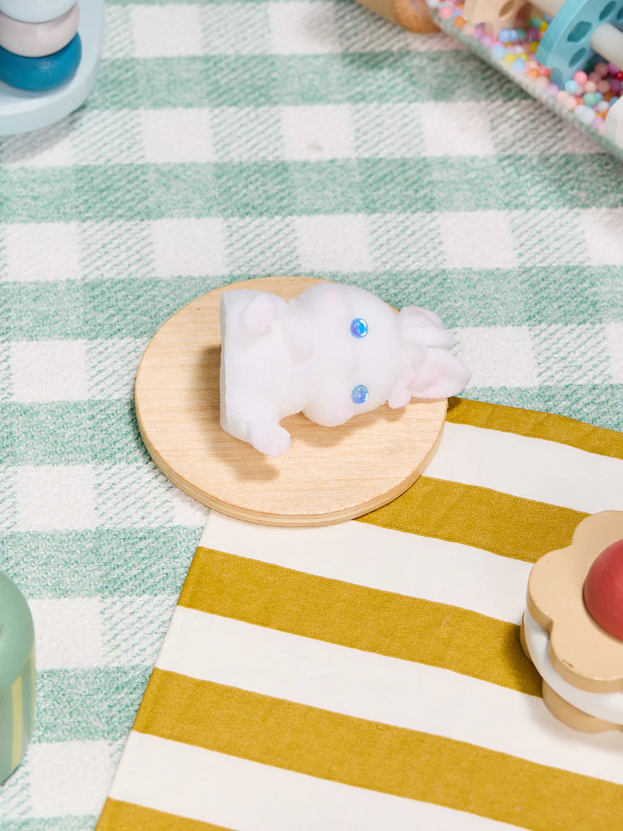 Flocked Mini Rabbit Taba Squishy