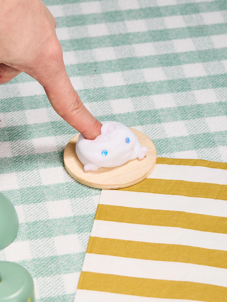 Flocked Mini Rabbit Taba Squishy
