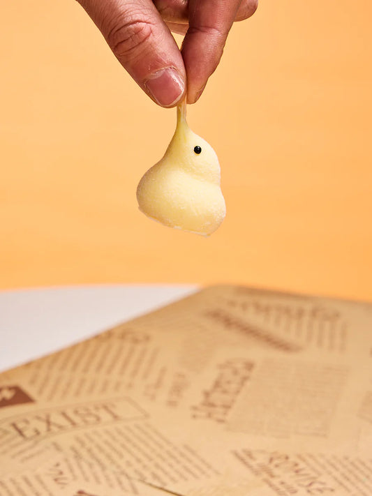 Flocked Mini Yellow Duck Taba Squishy
