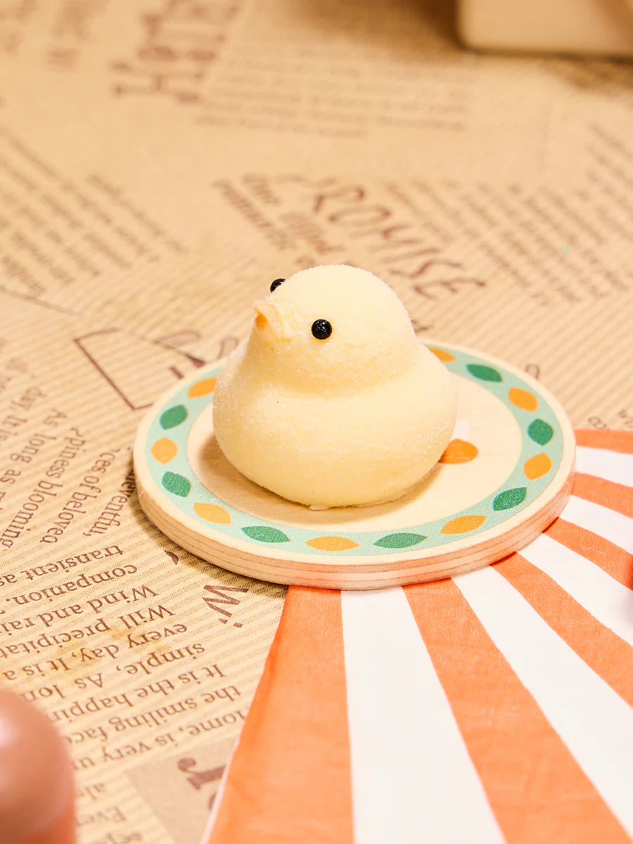 Flocked Mini Yellow Duck Taba Squishy