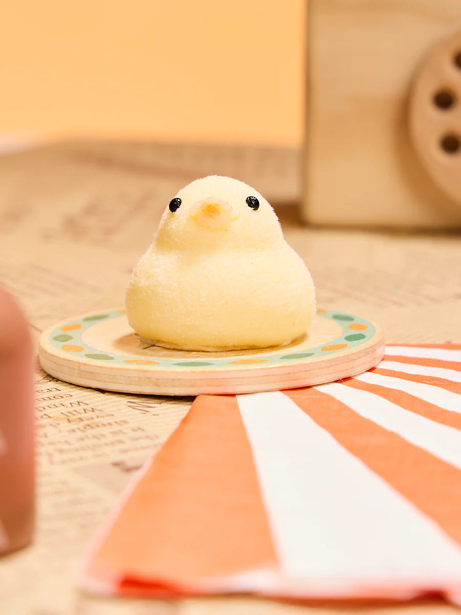 Flocked Mini Yellow Duck Taba Squishy