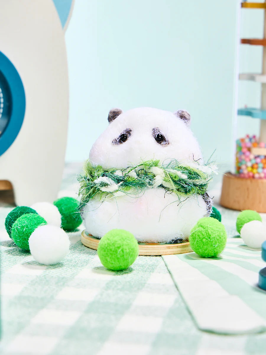 Flocked Panda Taba Squishy