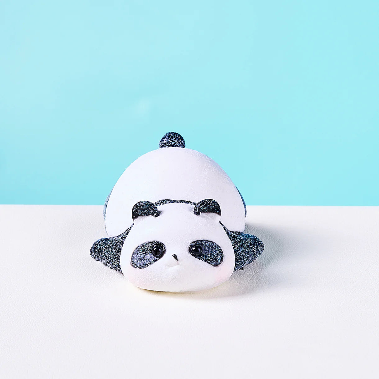 Flocked Panda Taba Squishy