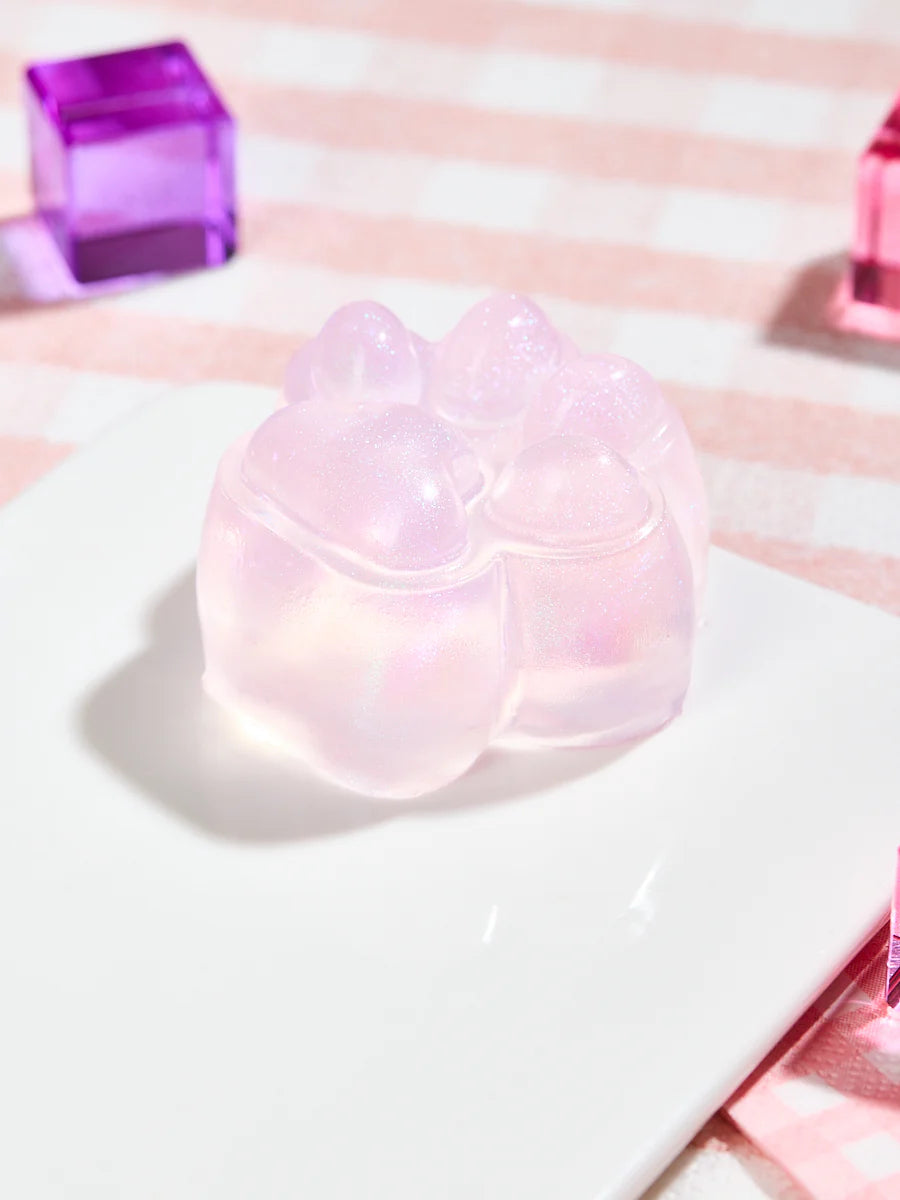 Glitter Pink Paw Taba Squishy
