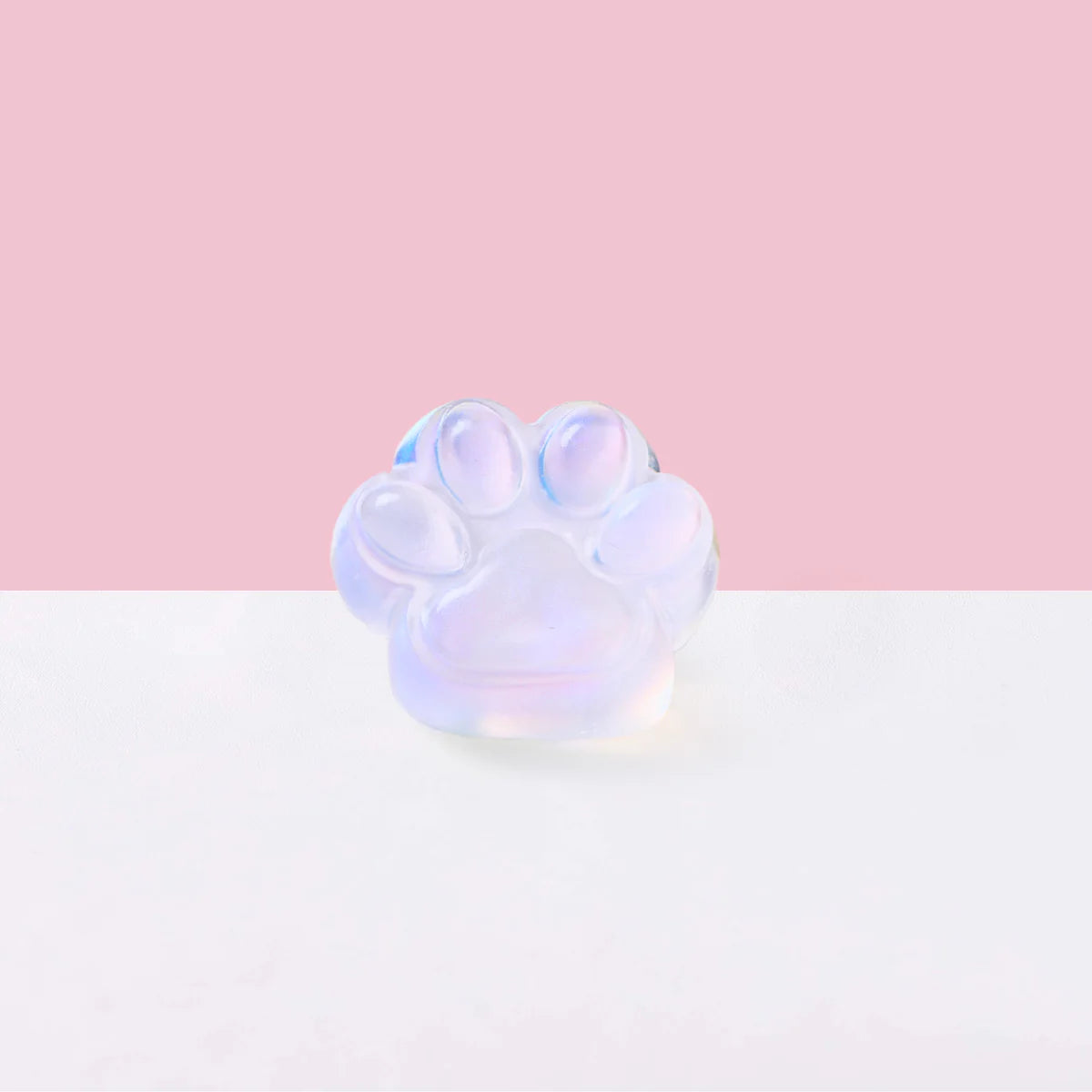 Glitter Purple Paw Taba Squishy