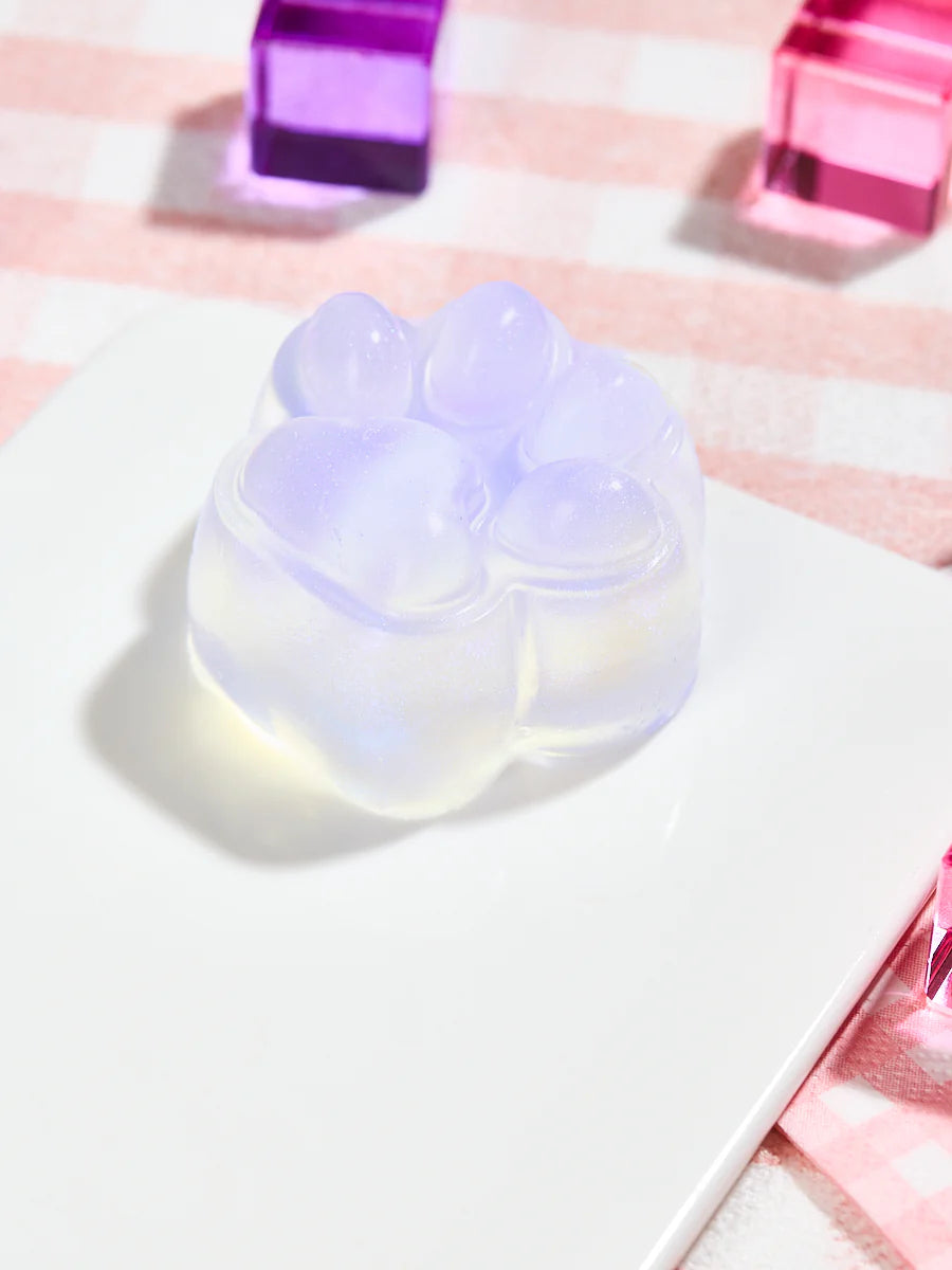 Glitter Purple Paw Taba Squishy