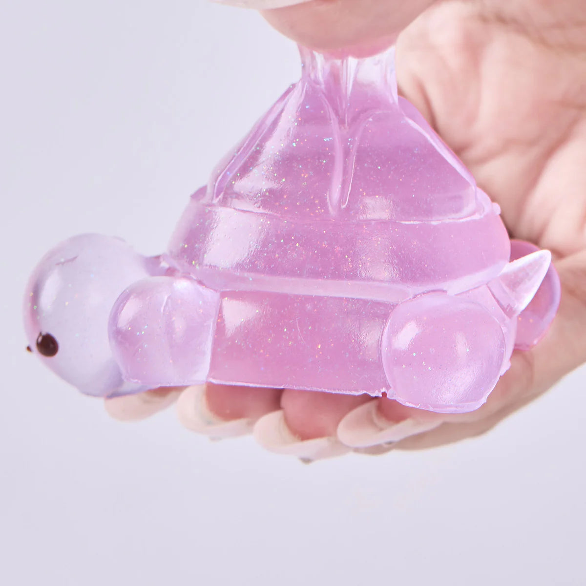 Glitter Transparent-purple Turtle Taba Squishy