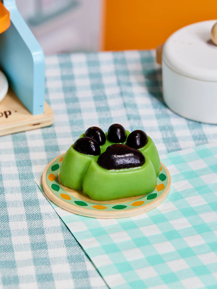 Green-black Cat Paw Taba Squishy