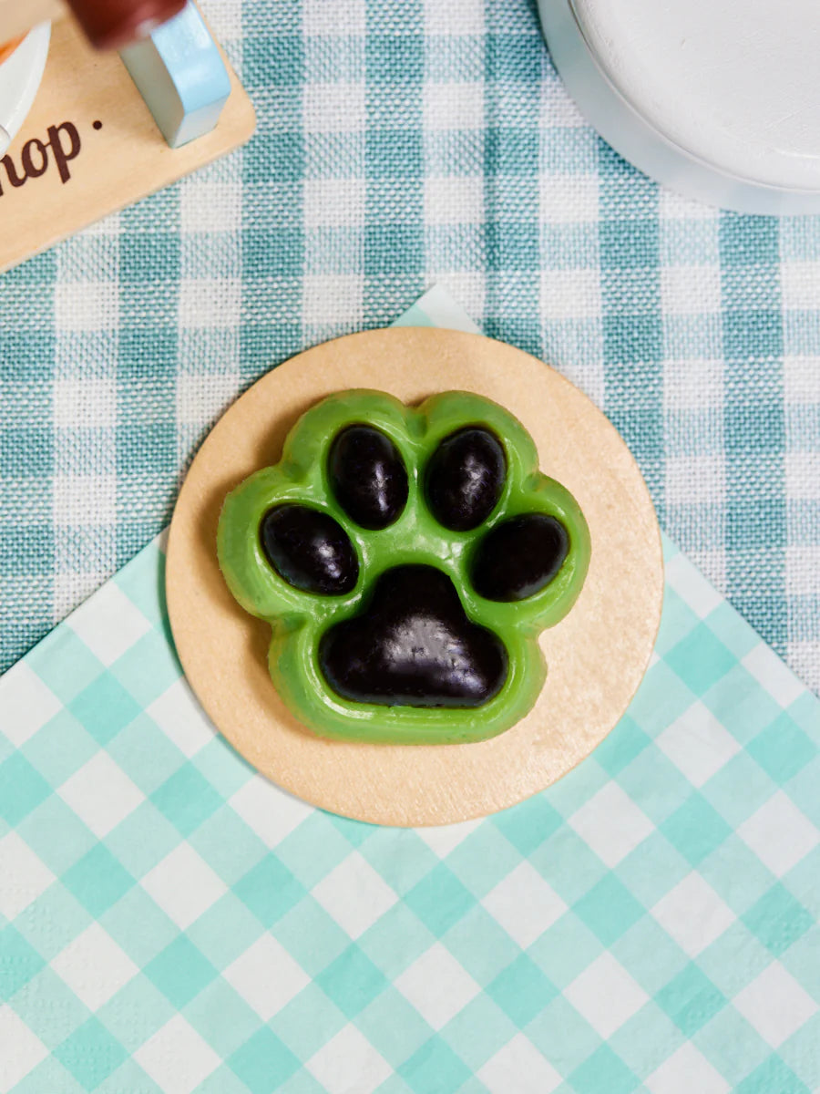 Green-black Cat Paw Taba Squishy
