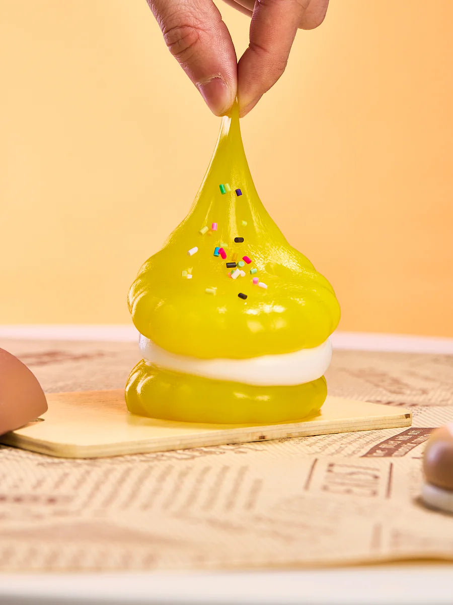 Lemon Sandwich Biscuit Taba Squishy