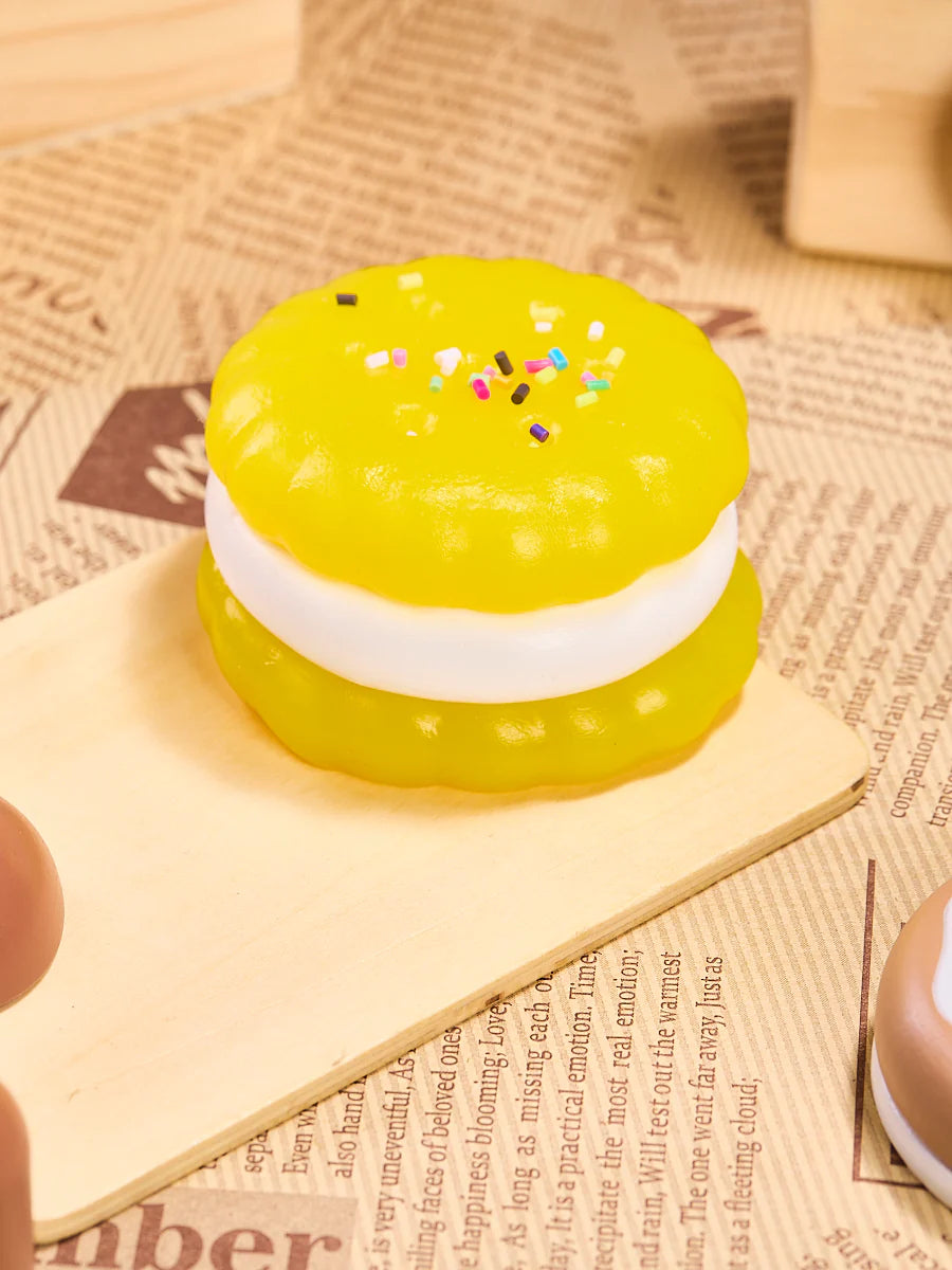 Lemon Sandwich Biscuit Taba Squishy