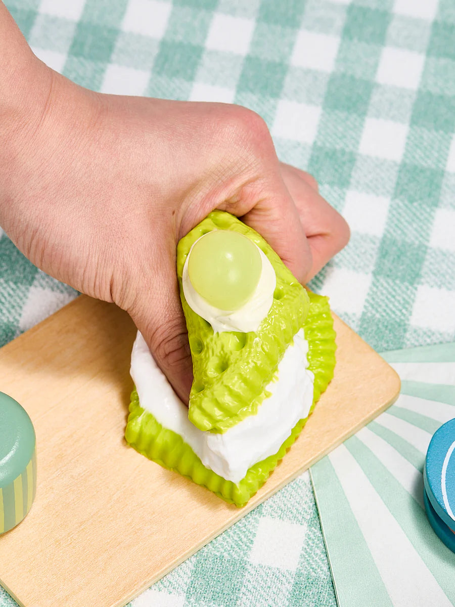 Matcha Sandwich Cookie Taba Squishy