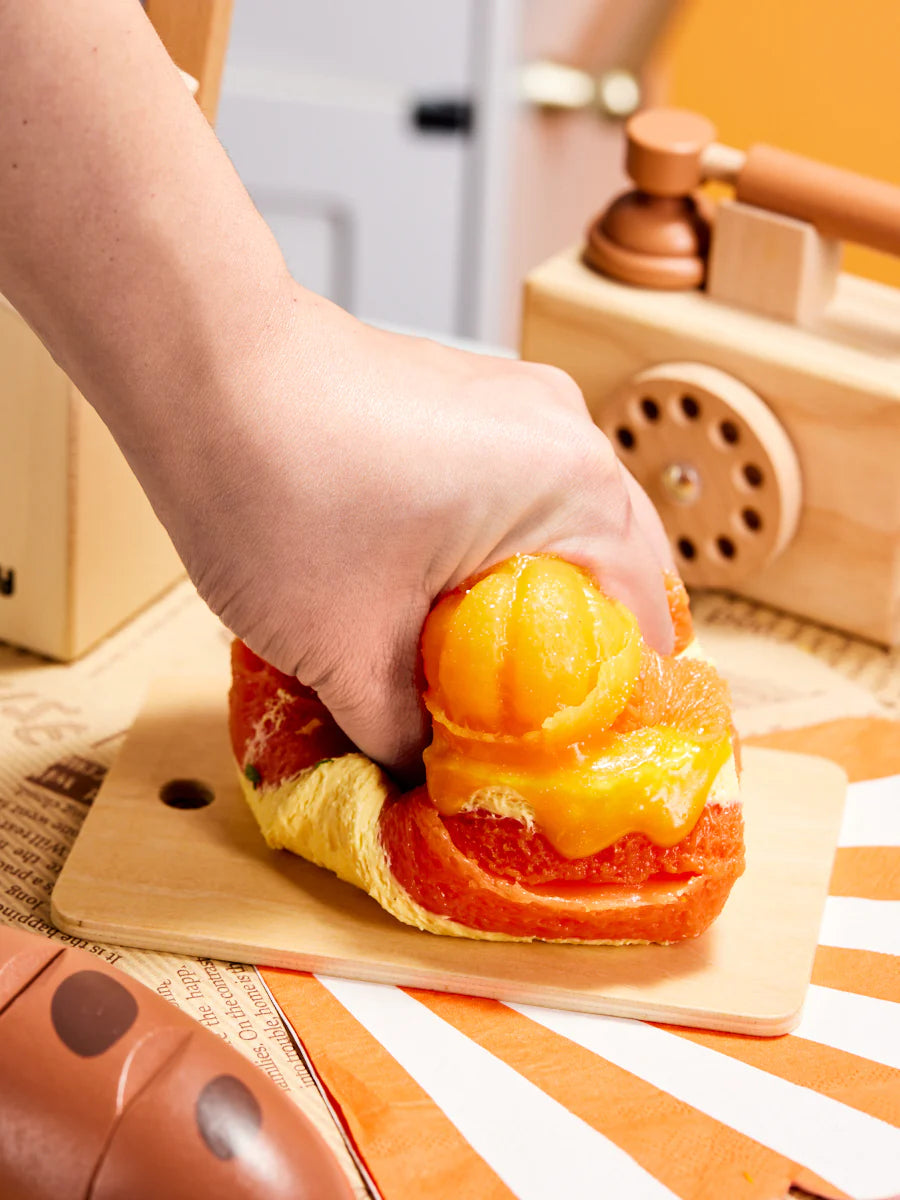 Orange Toast Taba Squishy