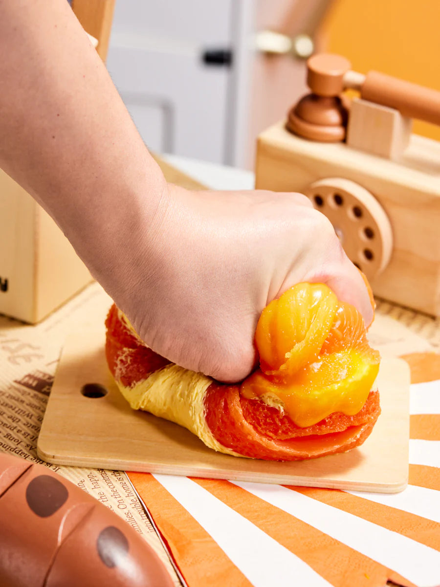 Orange Toast Taba Squishy