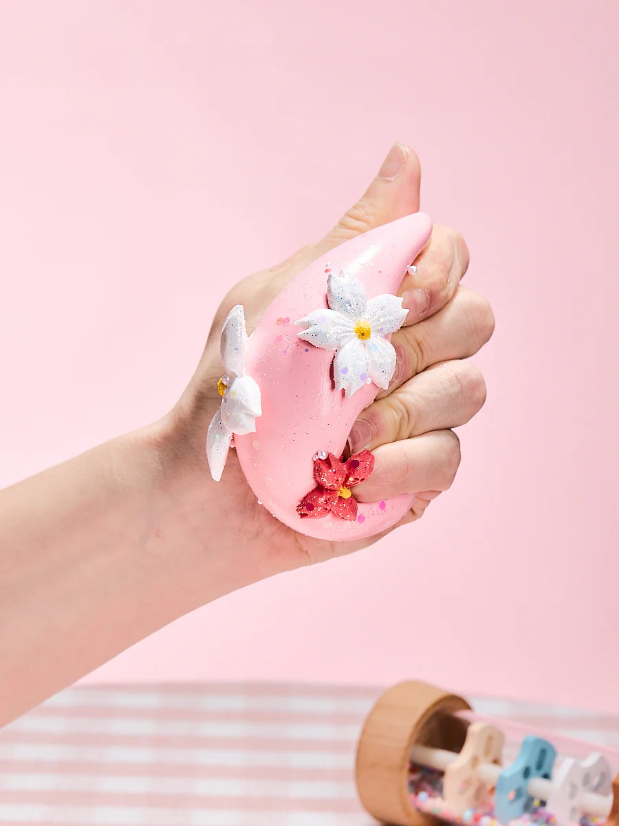 Pink Daifuku with Sakura Taba Squishy
