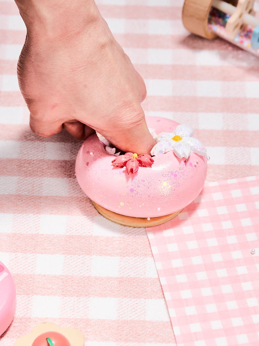 Pink Daifuku with Sakura Taba Squishy