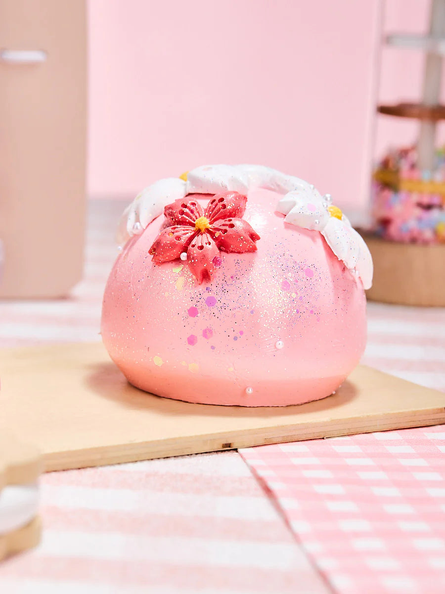 Pink Daifuku with Sakura Taba Squishy