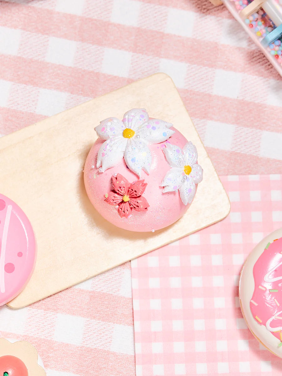 Pink Daifuku with Sakura Taba Squishy