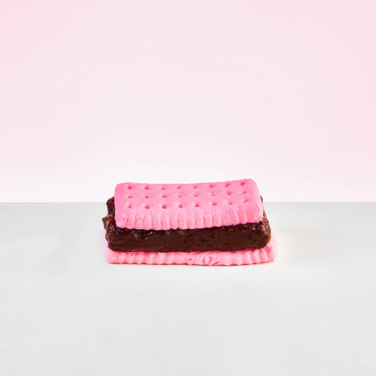 Pink Sandwich Cookie Taba Squishy