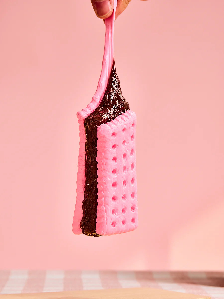 Pink Sandwich Cookie Taba Squishy