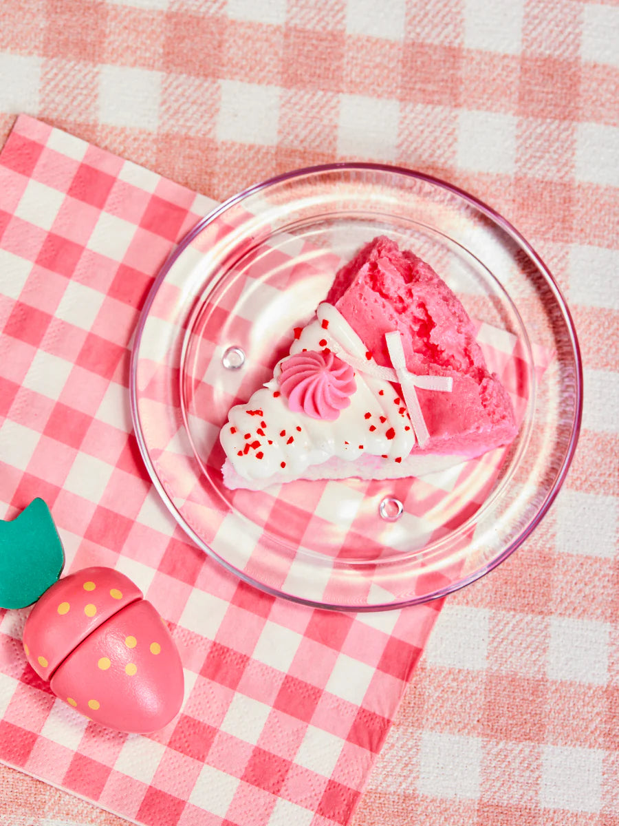 Pink Triangle Cake Taba Squishy