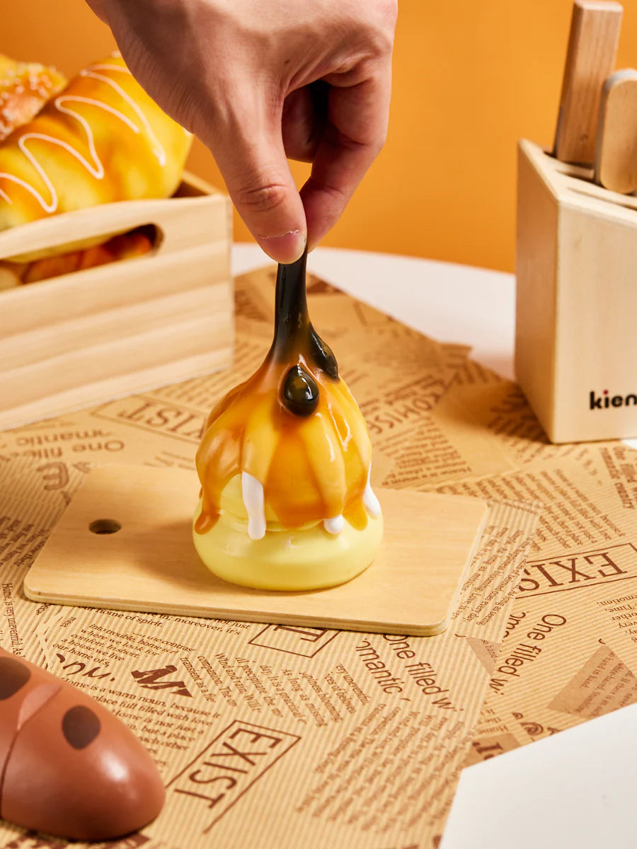 Pumpkim Burger Taba Squishy