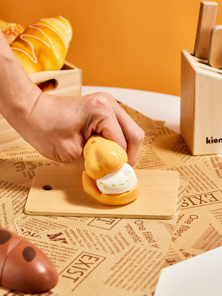 Pumpkim Burger Taba Squishy
