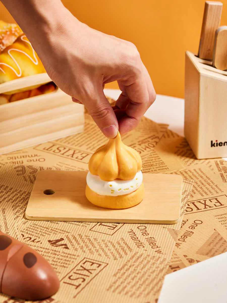 Pumpkim Burger Taba Squishy
