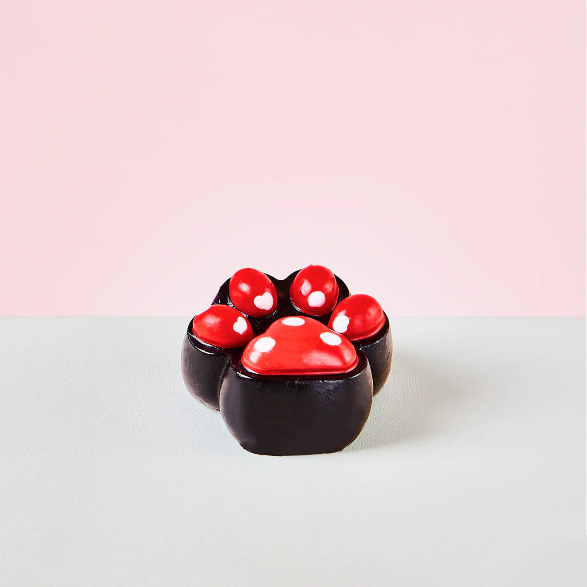 Red Dots Paw Taba Squishy