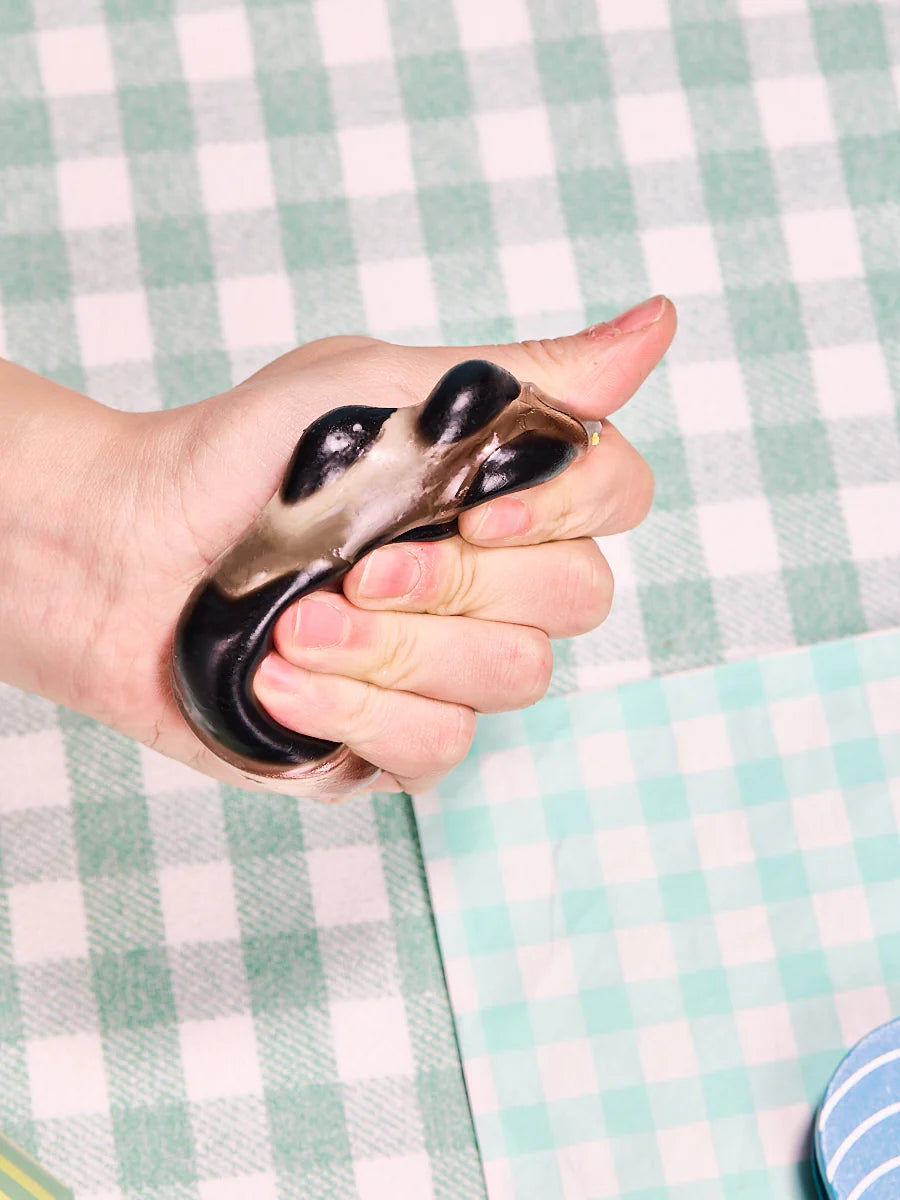 Transparent-black Paw Taba Squishy
