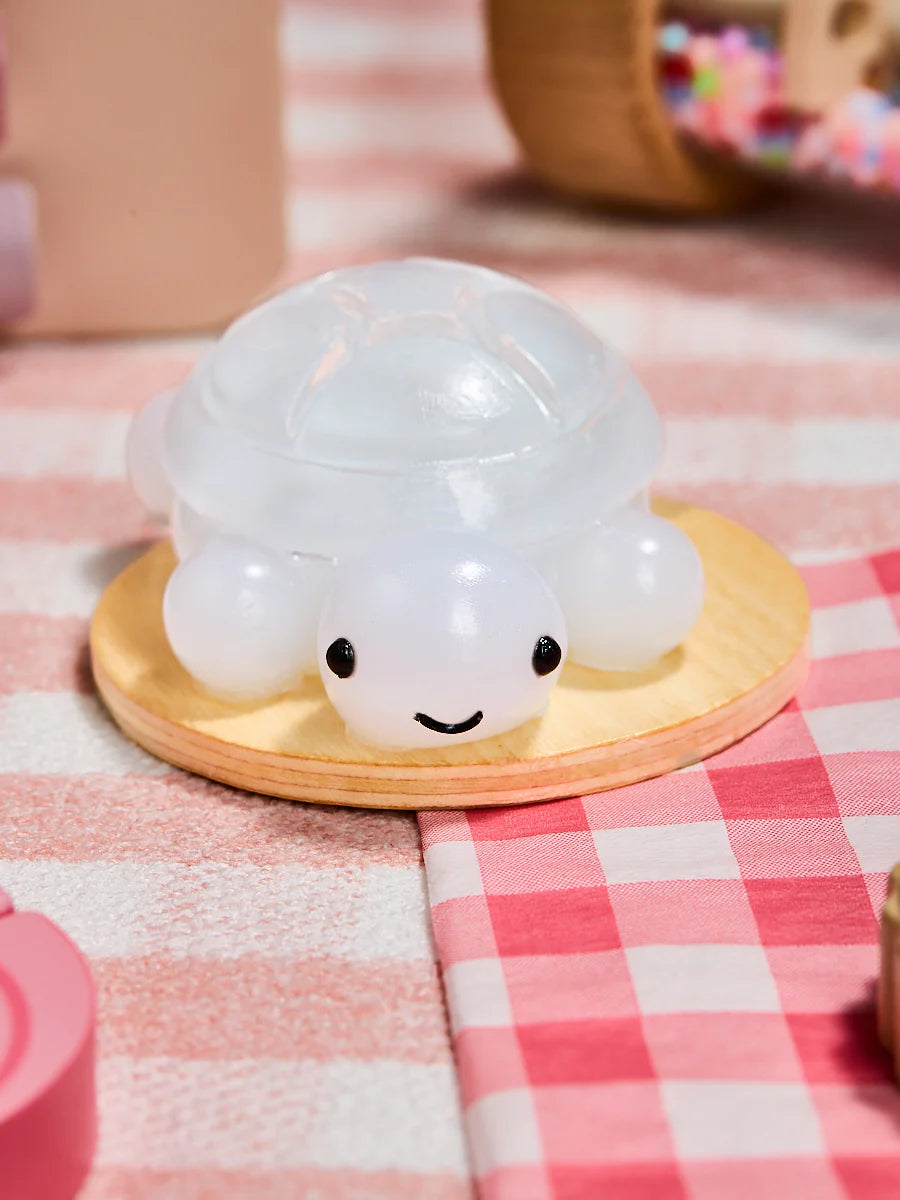 Transparent-blue Turtle Taba Squishy