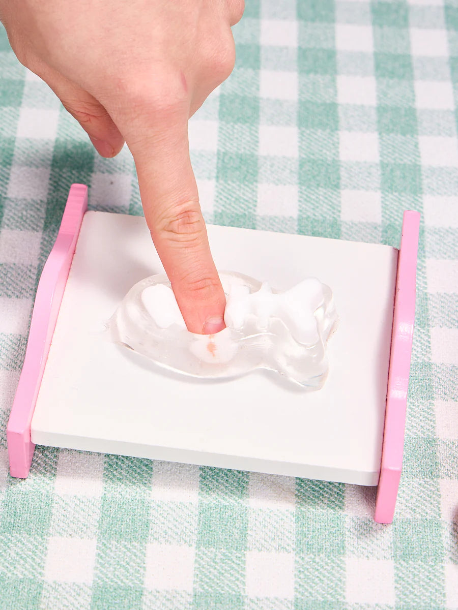 Transparent-white Fish Bone Taba Squishy