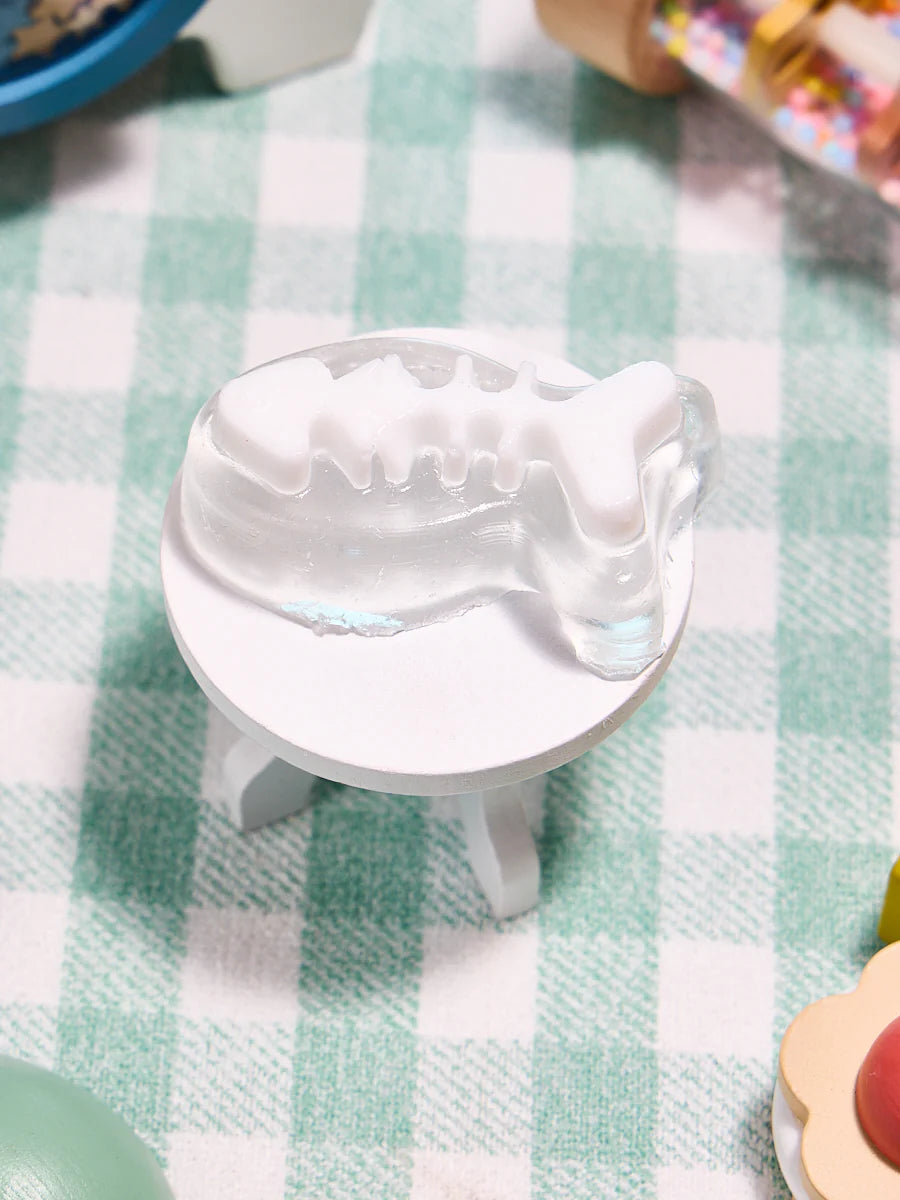 Transparent-white Fish Bone Taba Squishy