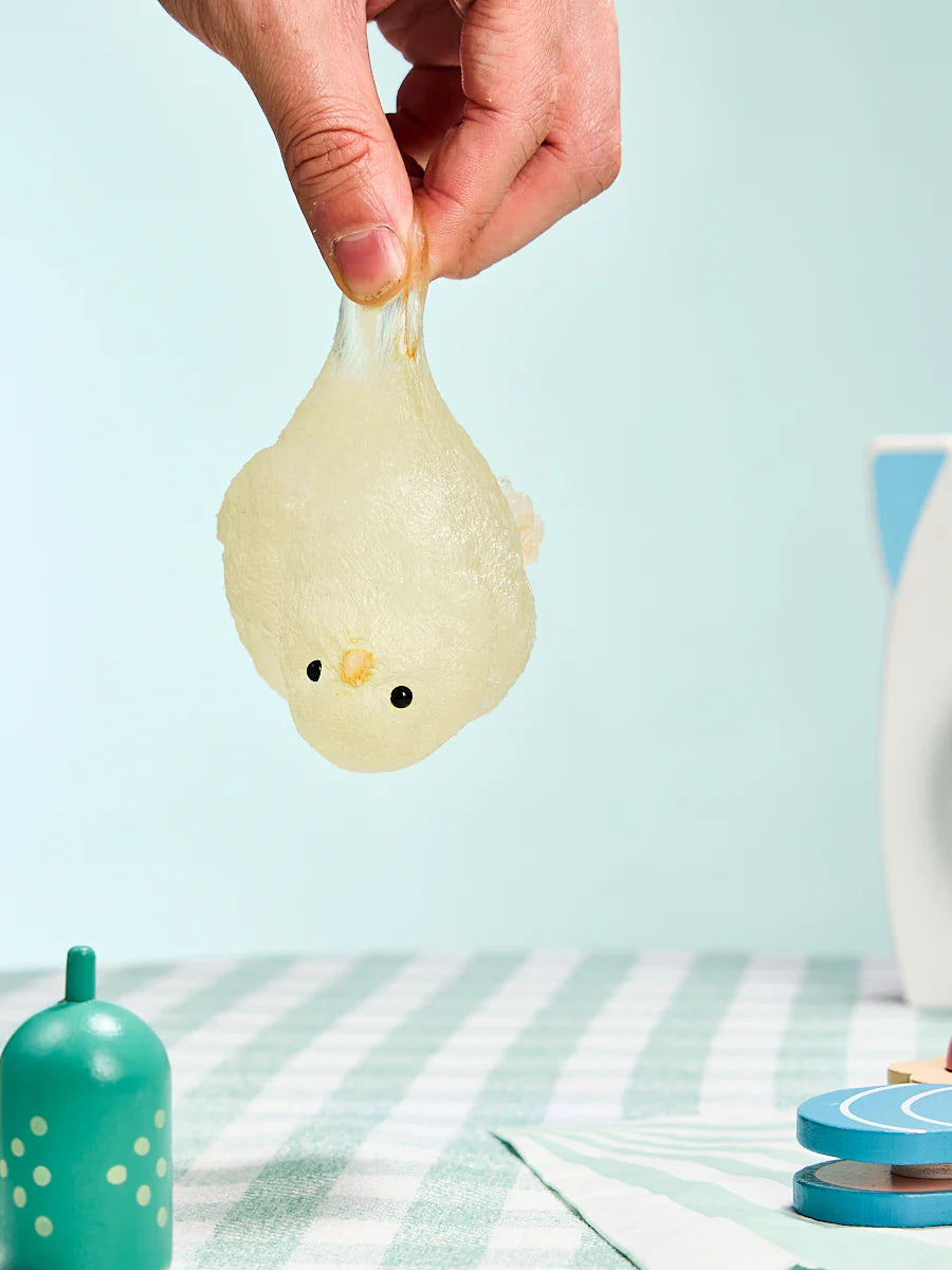 Transparent-yellow Chick Taba Squishy