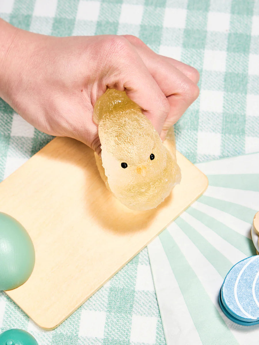 Transparent-yellow Chick Taba Squishy