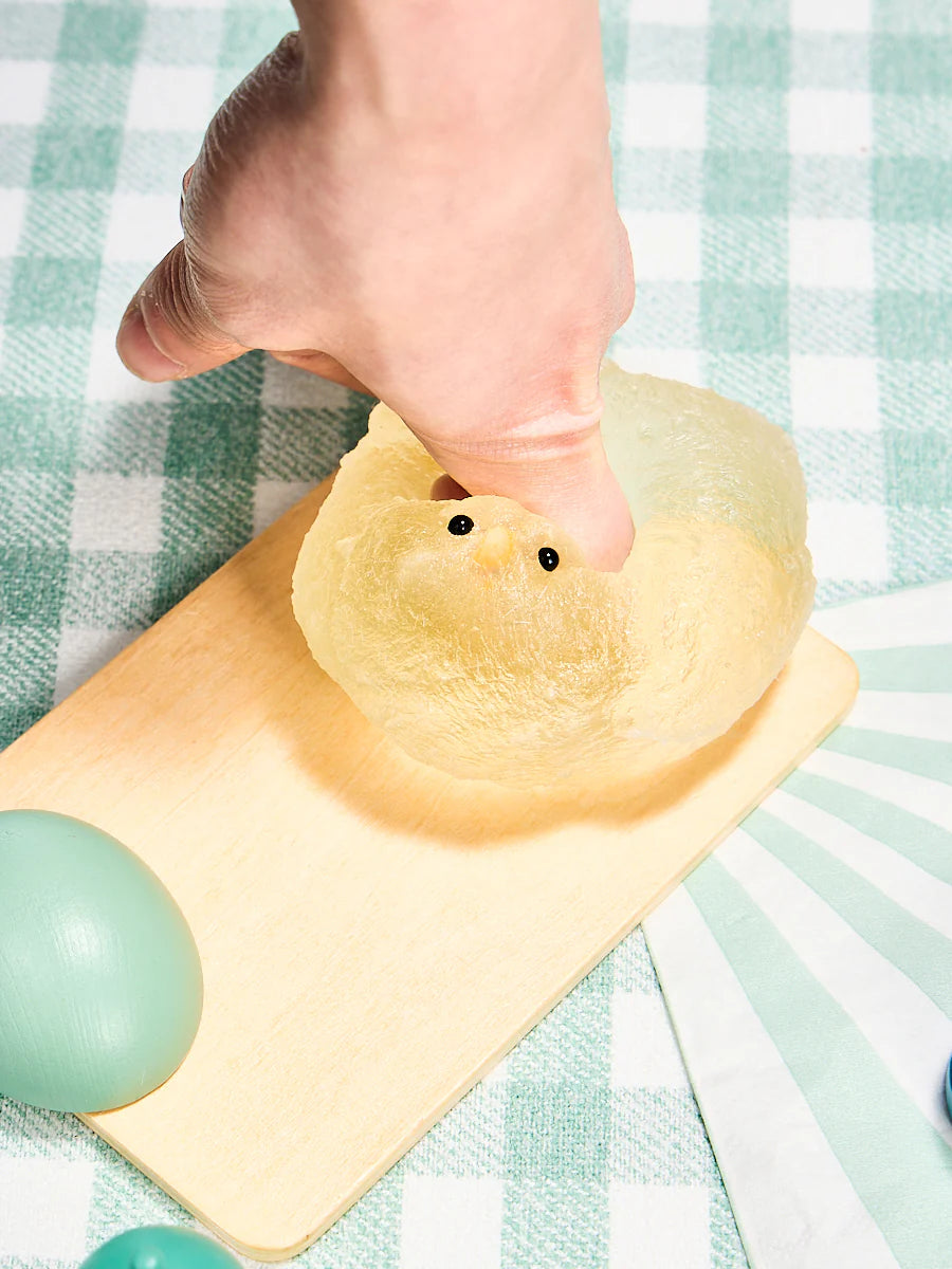 Transparent-yellow Chick Taba Squishy