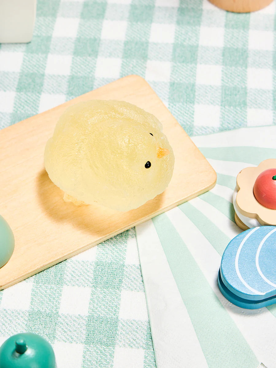 Transparent-yellow Chick Taba Squishy