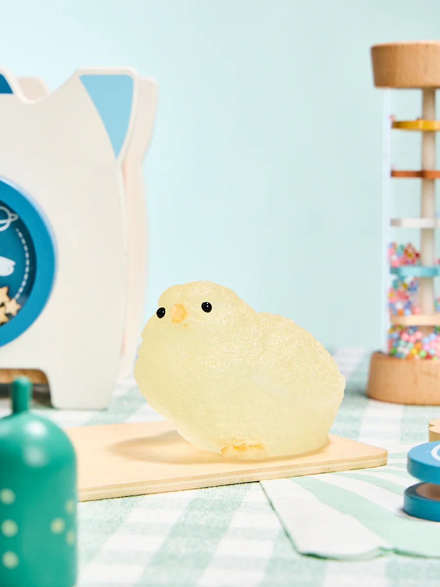 Transparent-yellow Chick Taba Squishy