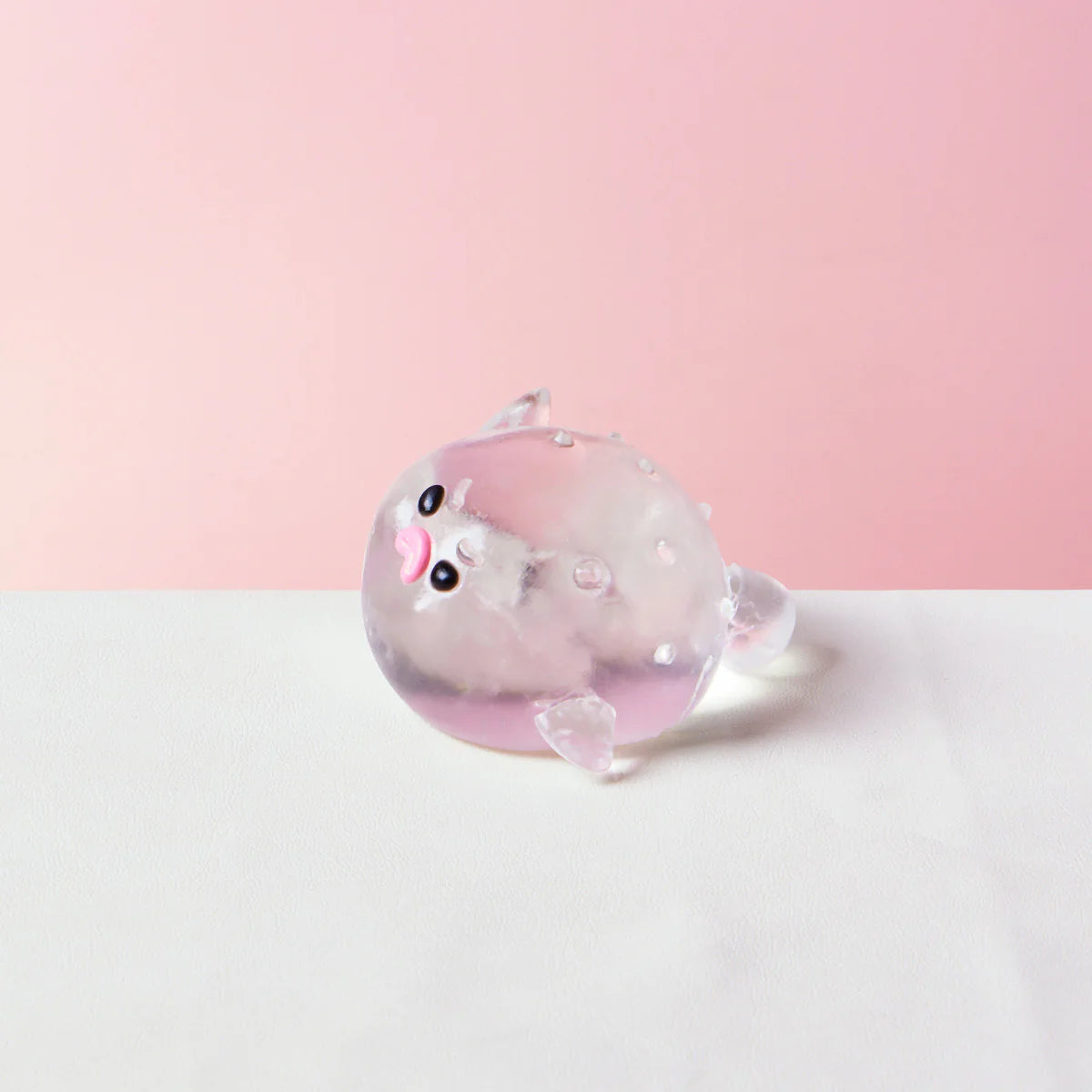 Transparent Pufferfish Taba Squishy