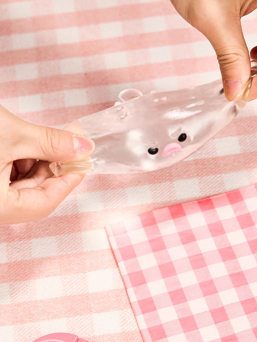 Transparent Pufferfish Taba Squishy