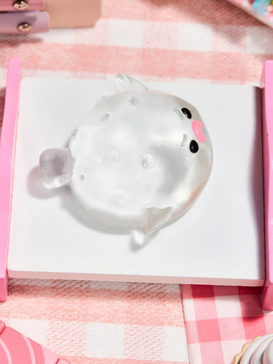 Transparent Pufferfish Taba Squishy