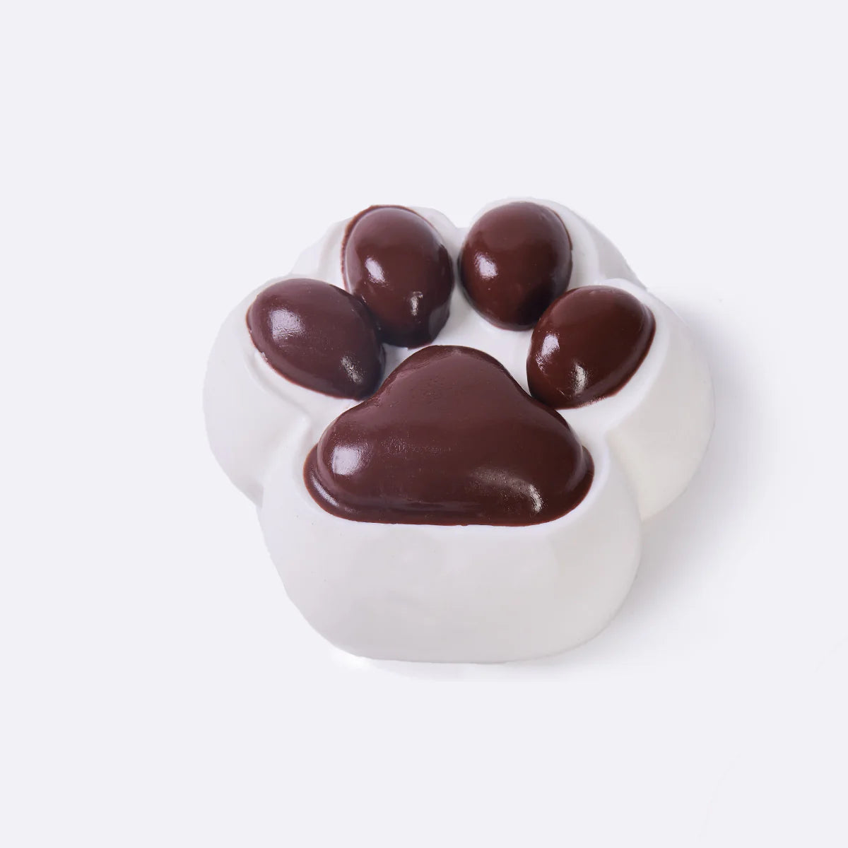White-Choco Paw Taba Squishy