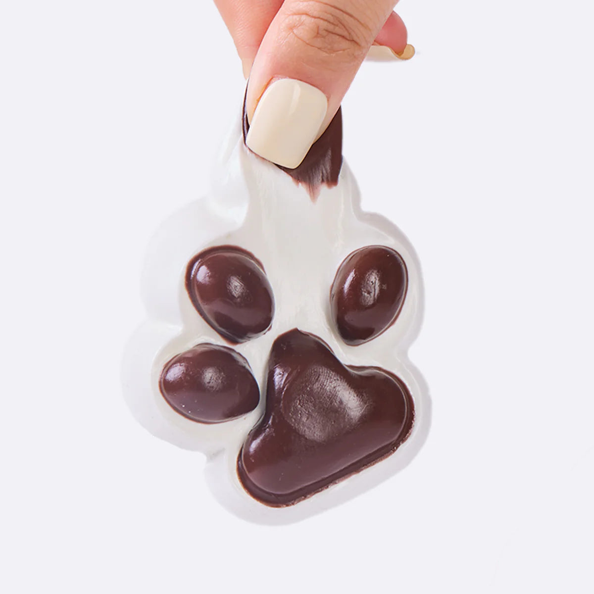 White-Choco Paw Taba Squishy