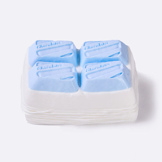White-blue Chocolate Taba Squishy