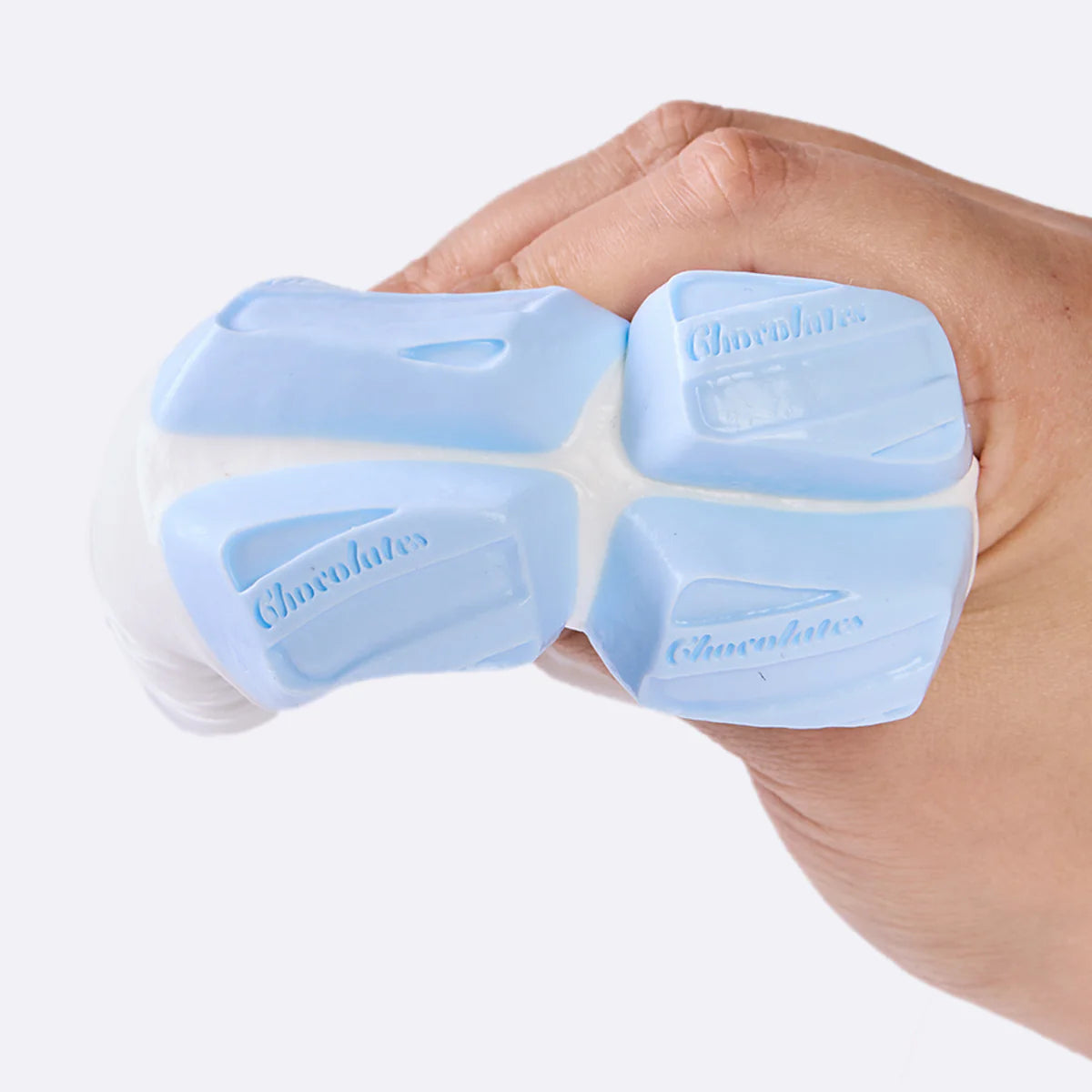 White-blue Chocolate Taba Squishy