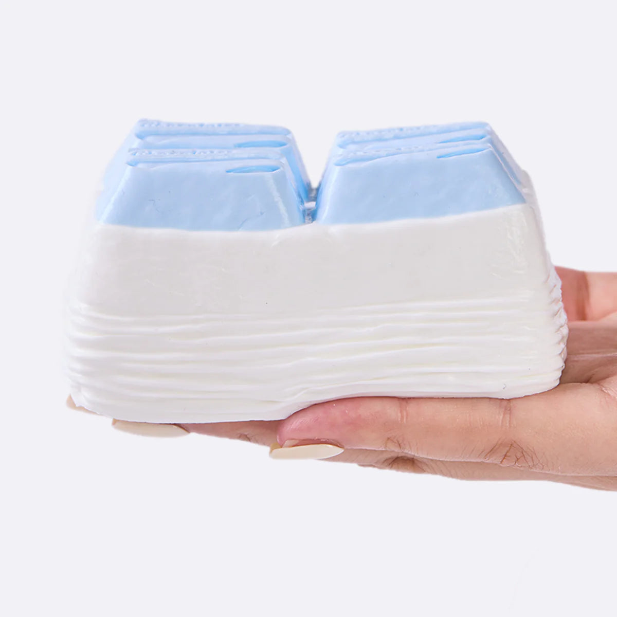 White-blue Chocolate Taba Squishy