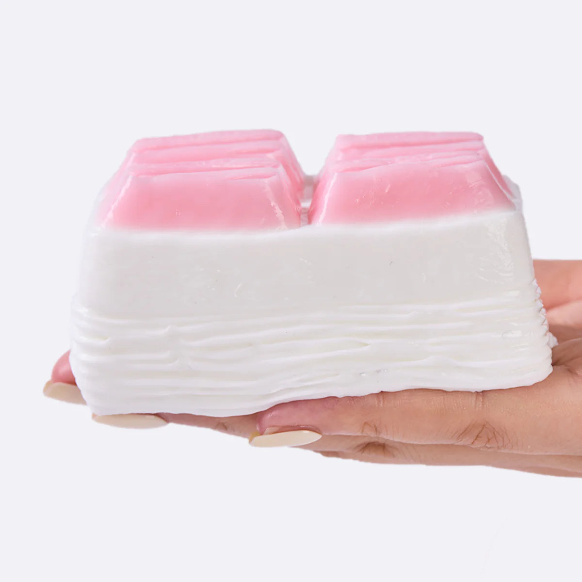 White-pink Chocolate Taba Squishy