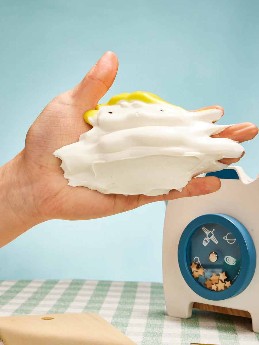 White-yellow Sheep Taba Squishy