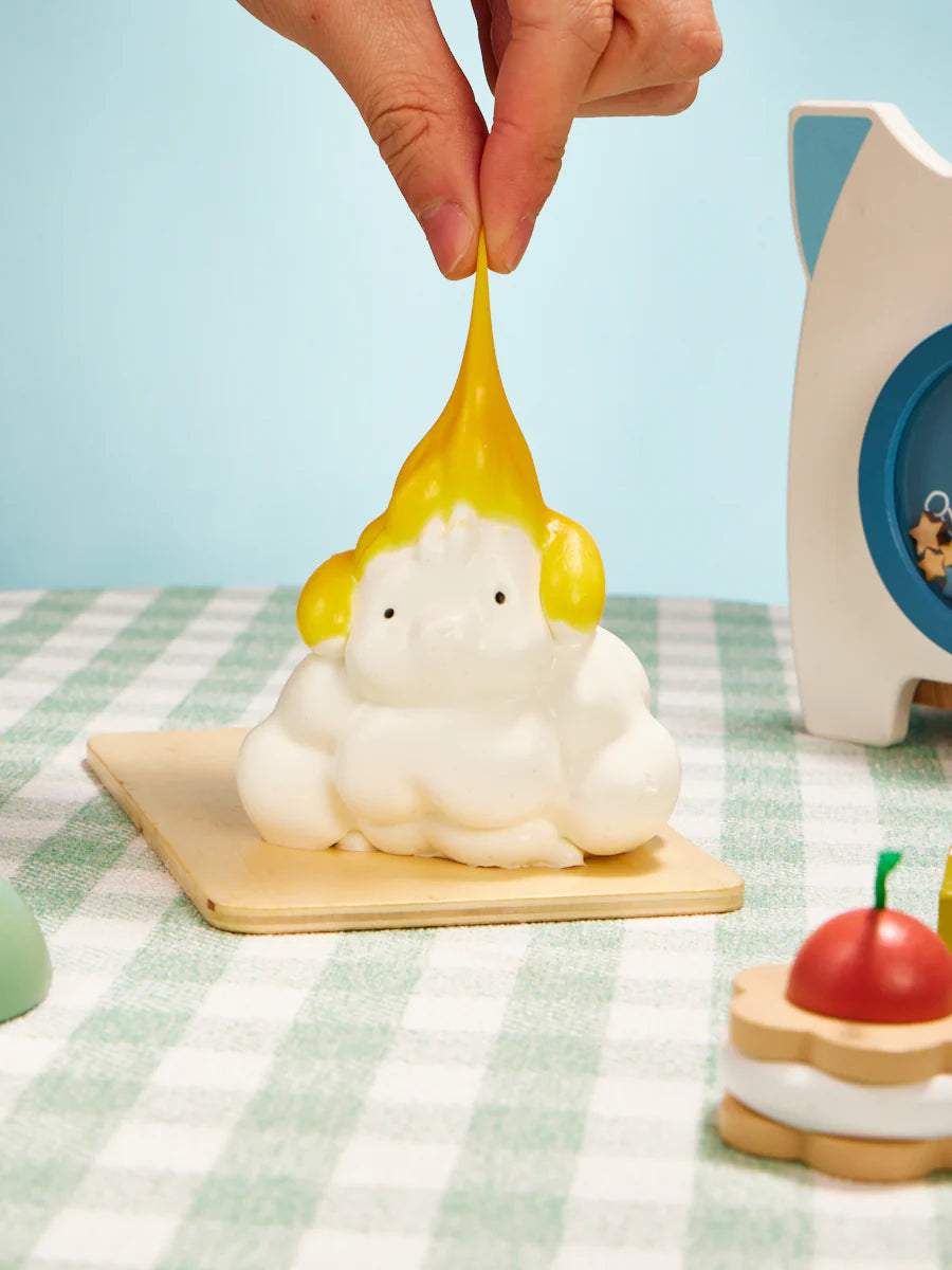 White-yellow Sheep Taba Squishy