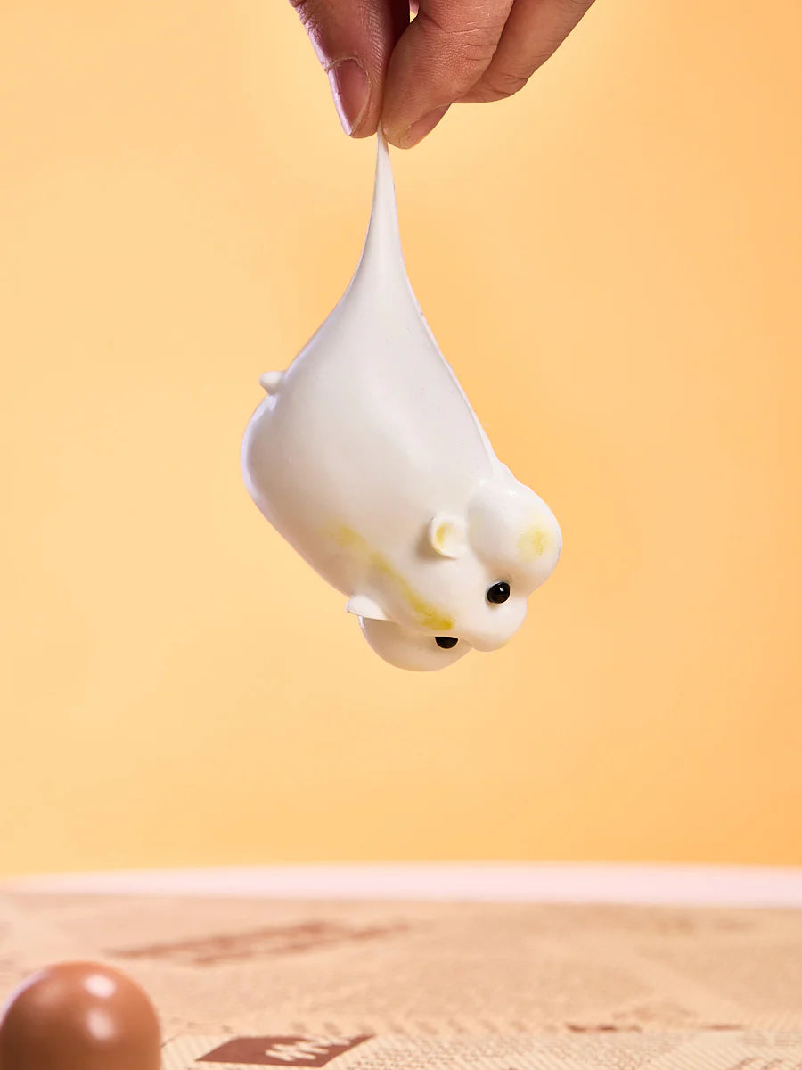White Hamster Taba Squishy